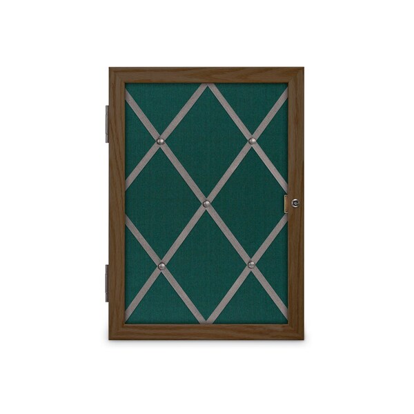 Sliding Door Wood Corkboard, 96"x36", Cher, UV9006OCS-CHERRY-RUBBER